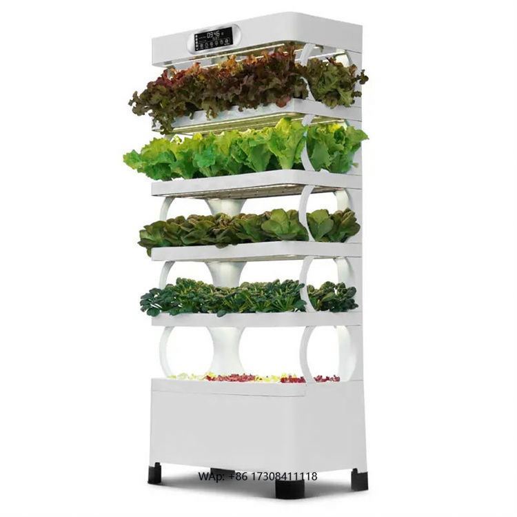 Hydroponic Tower - نظام زراعة هيدروبونيك عمودي للاستخدام المنزلي،