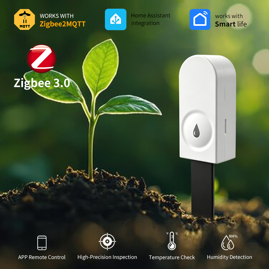 Plant Monitor - جهاز اختبار التربة الذكي Zigbee 3.0