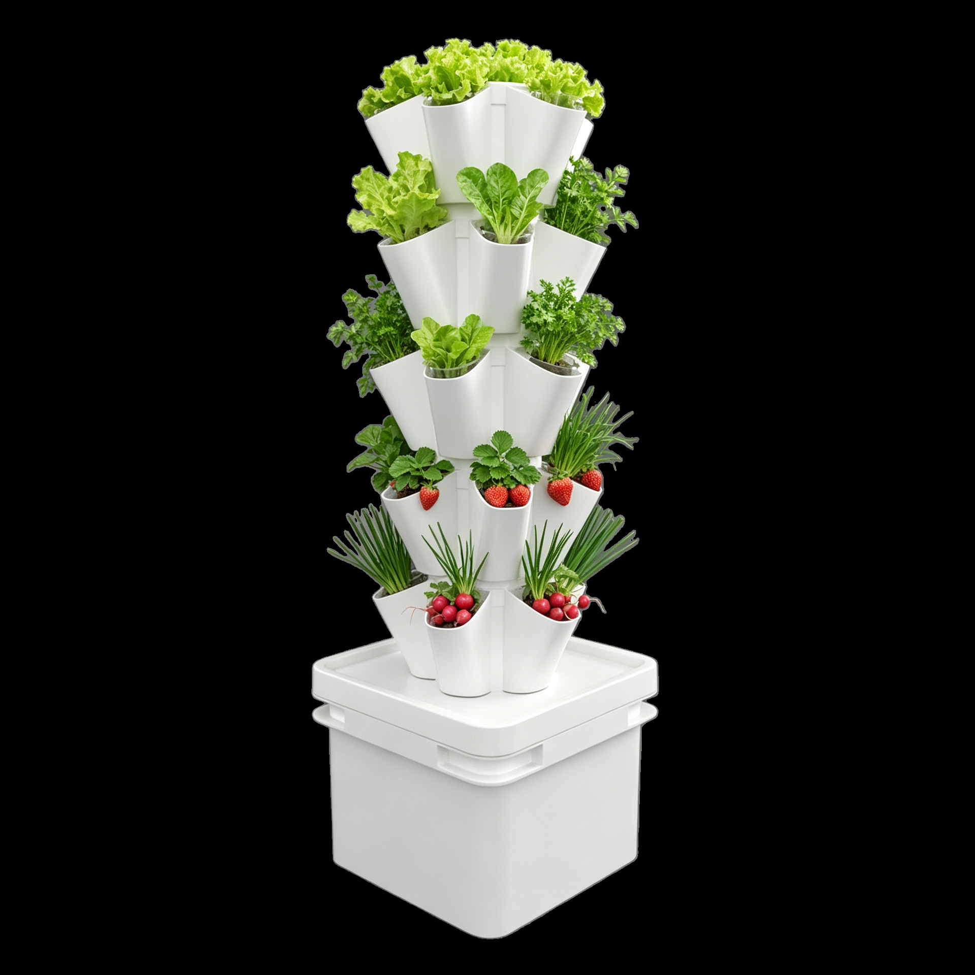 Hydroponic Tower - برج زراعة مائية عمودي سعة 8