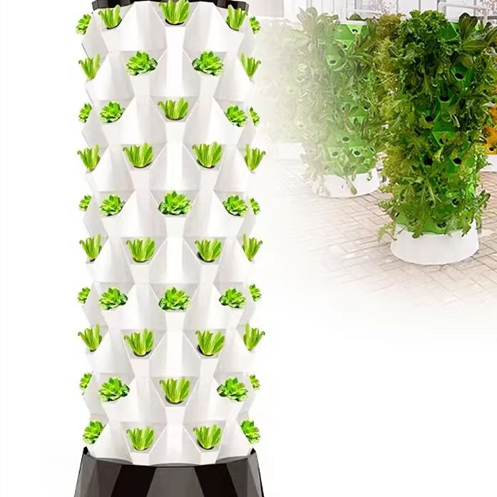 Hydroponic Tower - نظام ري بالتنقيط آلي للمزارع، نظام