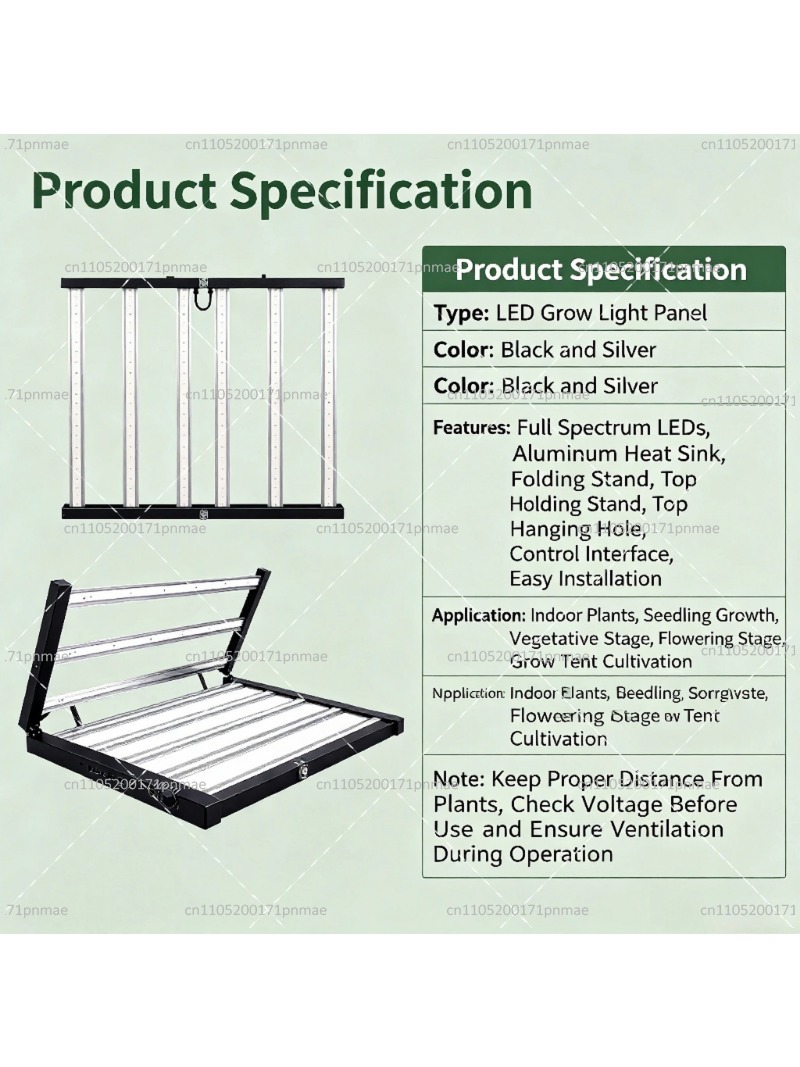 مصباح نمو النباتات القابل للطي - مراجعة Plant Grow Light Full Spectrum وسعره