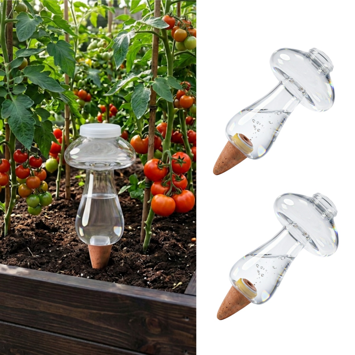 كرات ري ذاتي سعة 300 مل للنبات - مراجعة Self Watering Planter وسعره