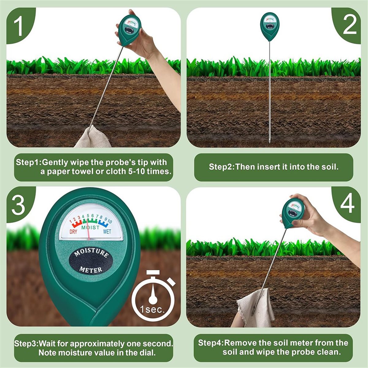 مقياس رطوبة التربة طويل المدى  - مراجعة Plant Monitor وسعره