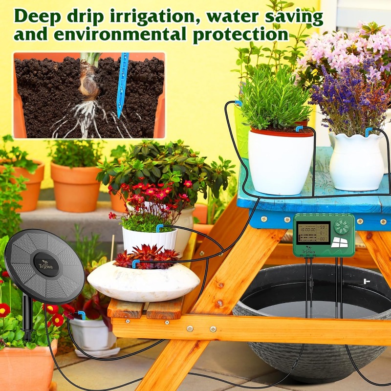 معدات الري بالطاقة الشمسية طقم - مراجعة Plant Sensor وسعره