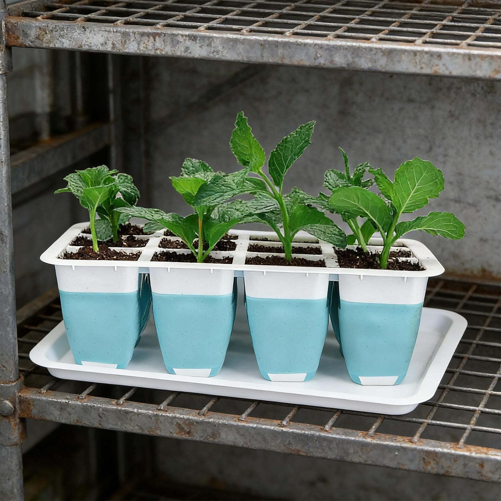 مجموعة من 5 صواني سيليكون لبدء - مراجعة Indoor Garden Kit وسعره