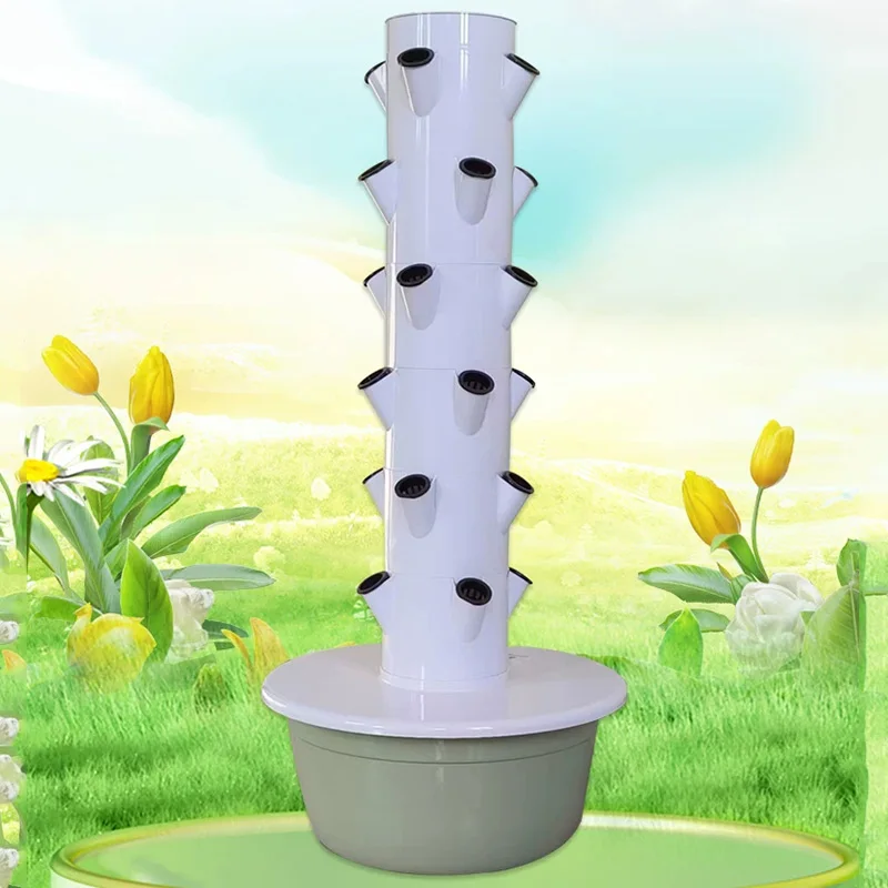 نظام زراعة مائية متعدد الطبقات - مراجعة Hydroponic Tower وسعره