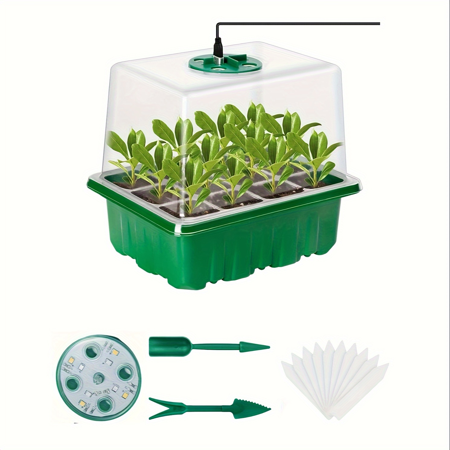 مجموعة بدء زراعة الشتلات - 1/2 - مراجعة Grow Light Led وسعره