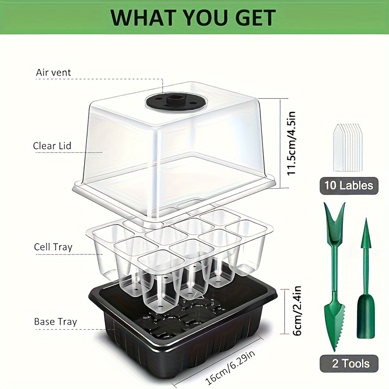 مجموعة بدء زراعة الشتلات - 1/2 - مراجعة Grow Light Led وسعره