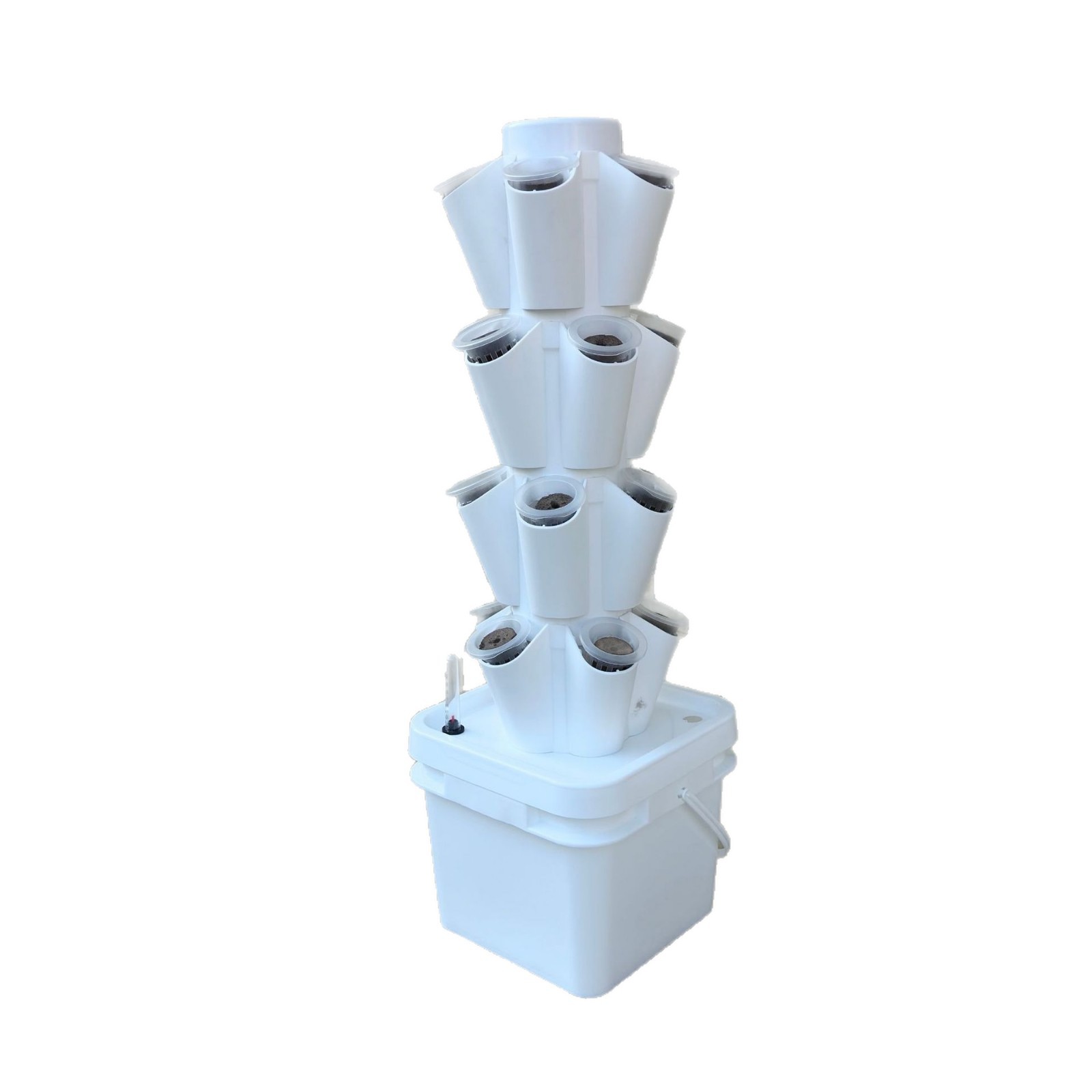 برج زراعة مائية عمودي سعة 8 لت - مراجعة Hydroponic Tower وسعره