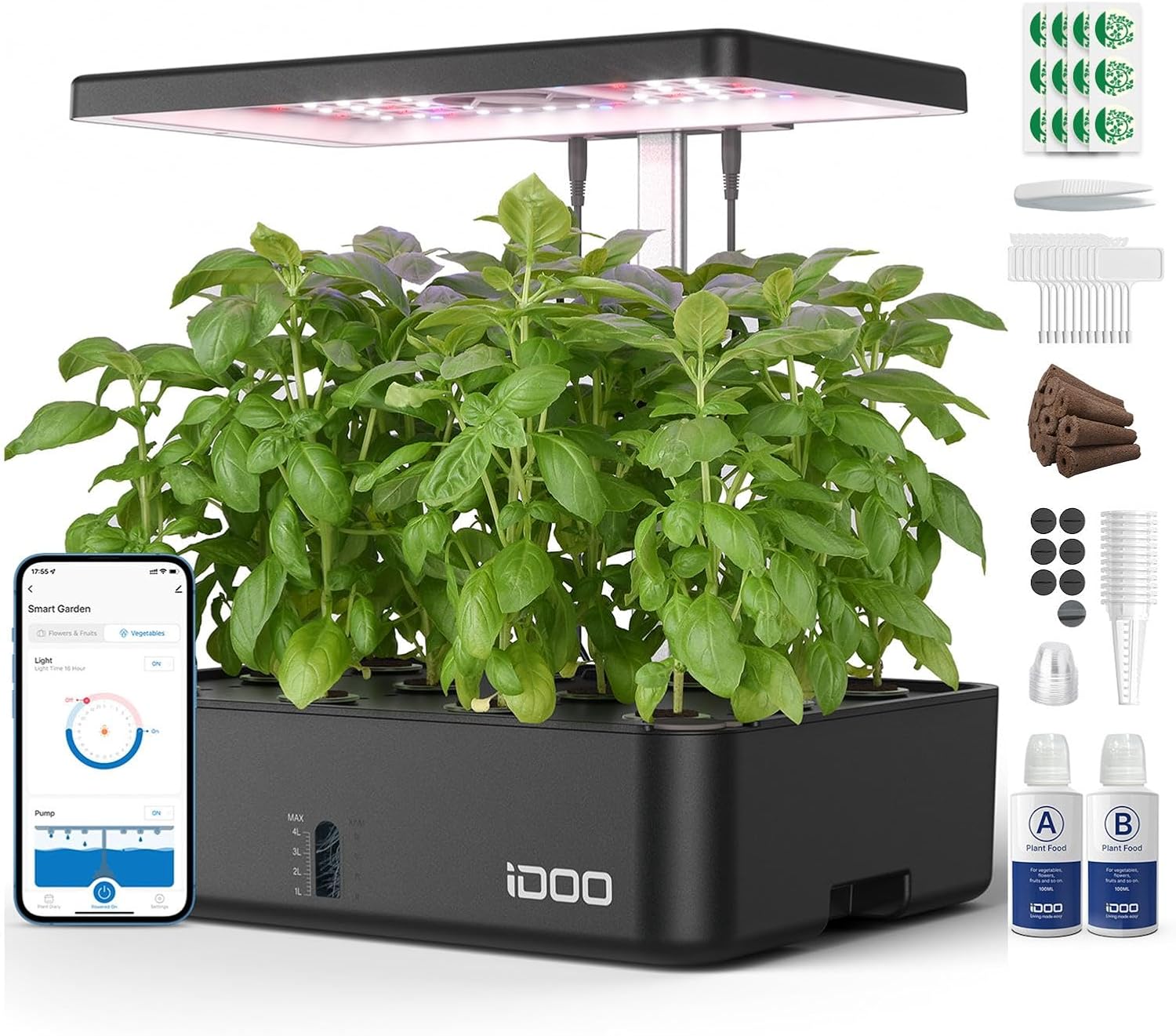 نظام زراعة مائية بـ 12 وحدة مع - مراجعة Hydroponic Grow Pod وسعره