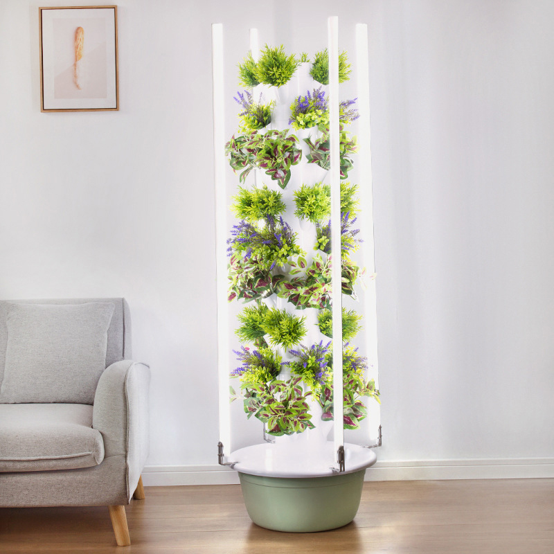 مع Led تنمو ضوء شجرة الفضاء بر - مراجعة Hydroponic Tower وسعره