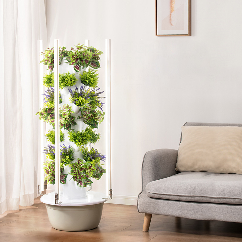 مع Led تنمو ضوء شجرة الفضاء بر - مراجعة Hydroponic Tower وسعره