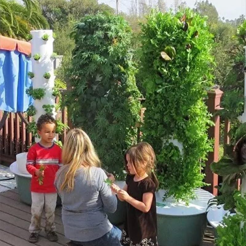 برج زراعة عمودي هيدروبوني للخض - مراجعة Hydroponic Tower وسعره