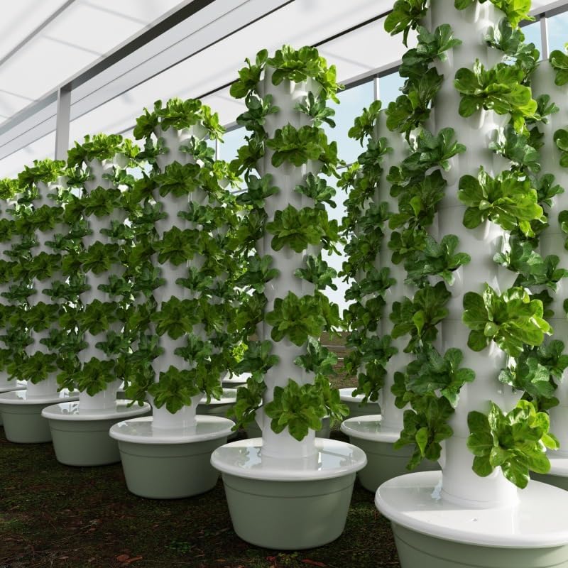 برج زراعة عمودي هيدروبوني للخض - مراجعة Hydroponic Tower وسعره